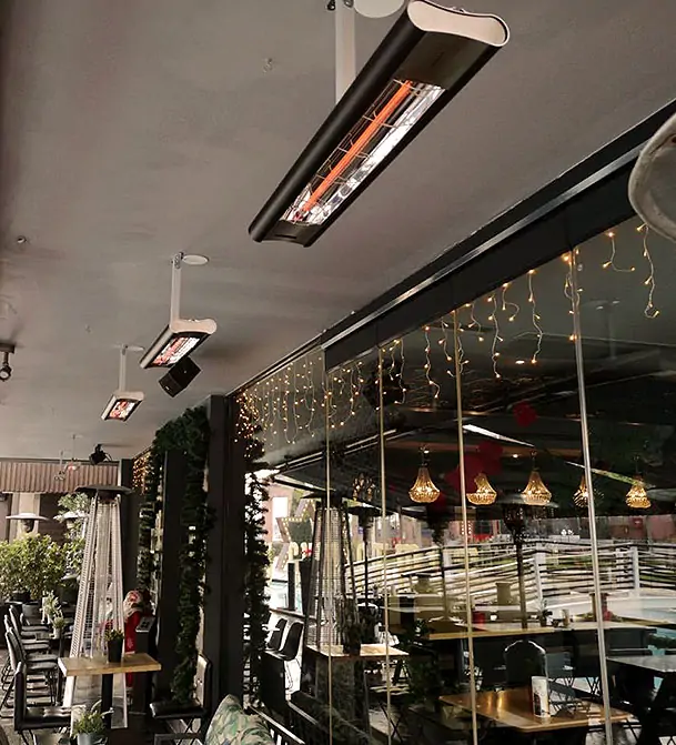 Infrared heater from made from recyclable materials